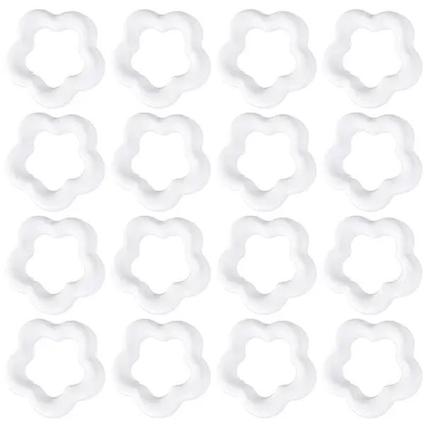 100Pcs Opaque Acrylic Beads
