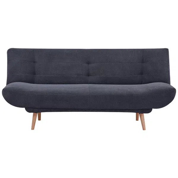 MID.YOU ROZKLÁDACÍ POHOVKA, textil, tmavě šedá