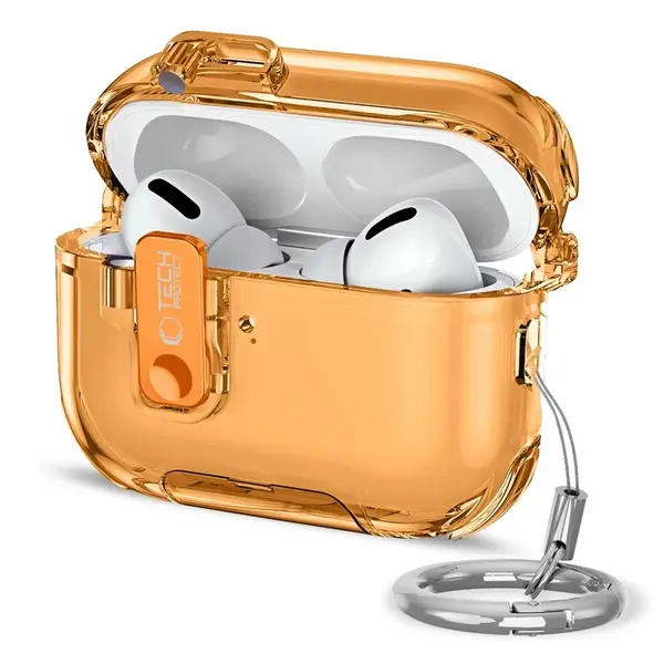 Tech-Protect Bounce Pro pouzdro, Apple AirPods Pro 3, oranžové