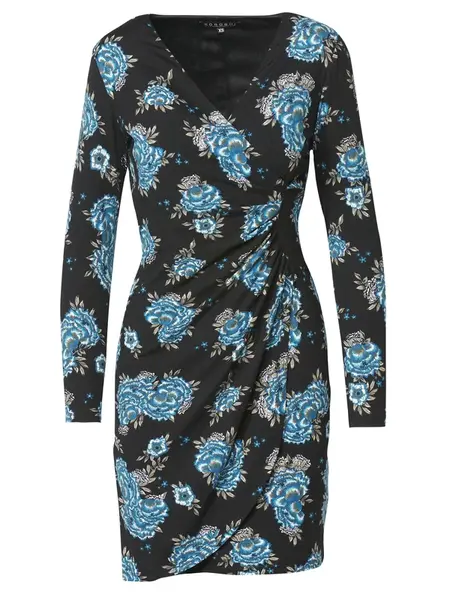 KOROSHI Šaty  modrá / čierna