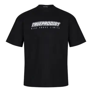 trueprodigy Tričko 'Toni'  čierna / biela