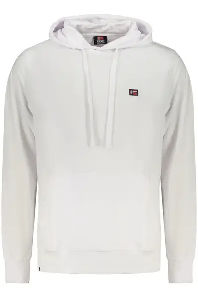 Norway 1963 Pánská Bílá Mikina na Zips
