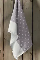 Kuchyňská utěrka HEARTS Fialová / Lila