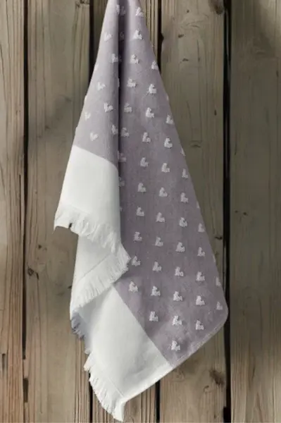 Kuchyňská utěrka HEARTS Fialová / Lila