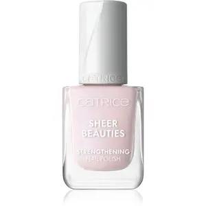 Catrice Sheer Beauties Strengthening Nail Polish posilňujúci lak na nechty odtieň 040 Fluffy Cotton Candy 10.5 ml