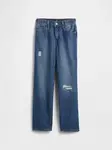 GAP Dětské džíny Distressed Soft Relaxed - Kluci