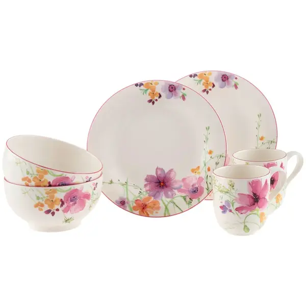 Villeroy & Boch KOMBINOVANÁ SOUPRAVA 8dílné, porcelán keramika