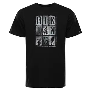 Pánské rychleschnoucí triko s cool dry alpine pro bolen 2 černá 5xl