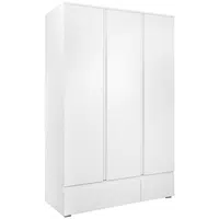 MID.YOU ŠATNÍ SKŘÍŇ S OTOČNÝMI DVEŘMI, bílá, 120/191/55 cm