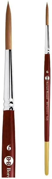 Dlouhý kulatý štětec serie 14 – velikost 6