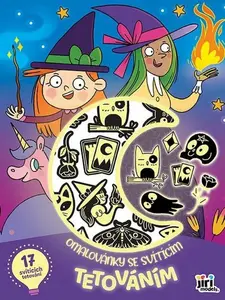 Omalovánky se svítícím tetováním Strašidla a čarodějnice - Neznámý