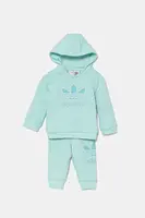 Kojenecká tepláková souprava adidas Originals tyrkysová barva, JC6590