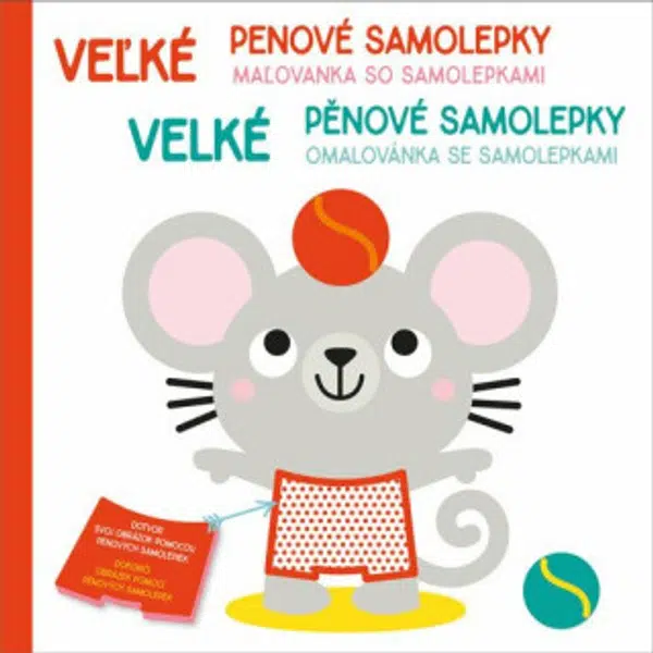 Veľké penové samolepky Myška