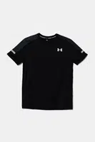 Dětské tričko Under Armour Tech Utility SS černá barva, s potiskem, 1390028