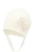 Dětská čepice Jamiks SAGARA béžová barva, z tenké pleteniny, JWH120