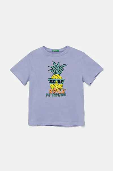 Dětské bavlněné tričko United Colors of Benetton