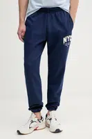 Tepláky Tommy Hilfiger pánské, tmavomodrá barva, s aplikací, MW0MW39688