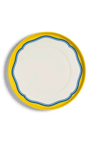 Mělký talíř &k amsterdam daydream bulge yellow 26 cm