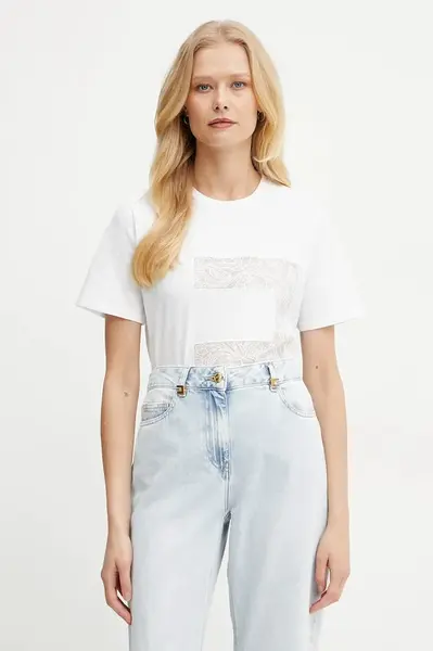 Bavlněné tričko Elisabetta Franchi