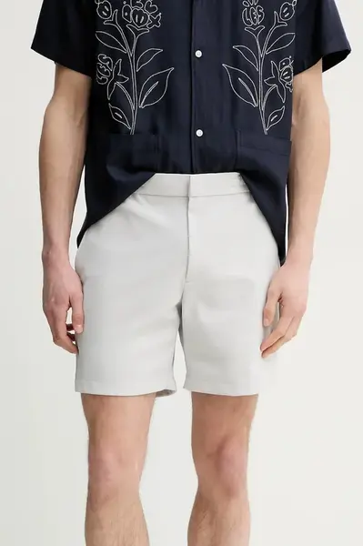 Kraťasy Theory pánské, šedá barva, M0597201