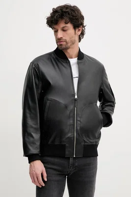 Oboustranná dětská bomber bunda MACKAGE černá barva, přechodná, EASTON.SA