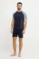 Bavlněné pyžamo CR7 Cristiano Ronaldo tmavomodrá barva, s potiskem, 8730-41-2609