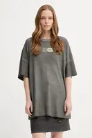 Bavlněné tričko Gestuz dámské, šedá barva, 10910127
