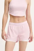 Tréninkové šortky Under Armour Tech Play dámské, růžová barva, high waist, 1389895