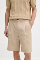 Lněné kraťasy United Colors of Benetton