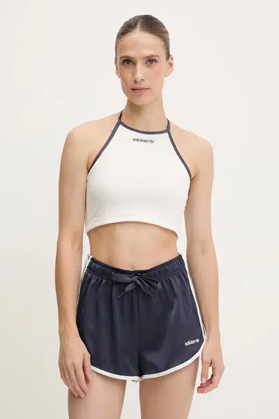 Top adidas Originals Towel Halter bílá barva, JC7755
