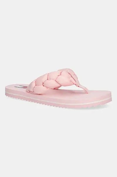 Žabky Tommy Jeans BRAIDED THONG BEACH SANDAL