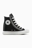 Kecky Converse Chuck Taylor All Star Wedge dámské, černá barva, A13546C