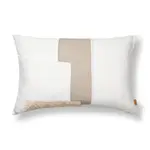 Dekorativní polštář ferm LIVING Part bílá barva