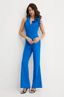 Overal Morgan modrá barva, s výstřihem do v, PBLOO.F