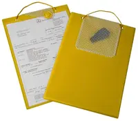 EICHNER Desky na dokumenty A4 s magnetickým uzávěrem, červené - Magnetic 9219-00140 Barva: žlutá