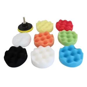 Lešticí kotouče 80 mm, uchycení na vrtačku M10x2, sada 9 dílů - SATRA