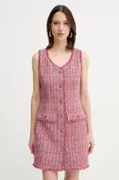 Šaty Marciano Guess CLAUDIA růžová barva, mini, 5GGK17 7302A