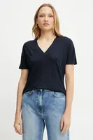 Tričko s příměsí lnu BOSS