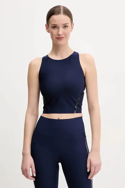 Tréninkový top Casall Sculpture tmavomodrá barva, 25004