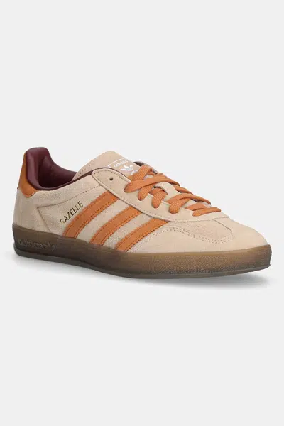 Tenisky adidas Originals Gazelle Indoor béžová barva, JH5412