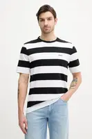 Bavlněné tričko BOSS Orange černá barva, 50499334