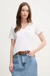 Pepe Jeans  Bavlněné tričko  MACY V-NECK