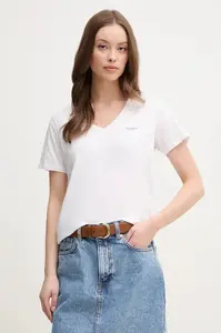 Pepe Jeans  Bavlněné tričko  MACY V-NECK