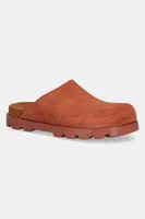 Semišové pantofle Camper Brutus Sandal dámské, oranžová barva, K201545-009