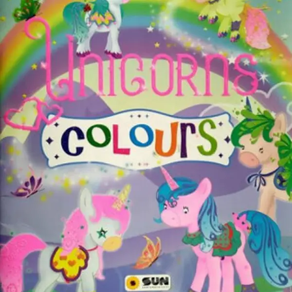 Unicorns - colours - zelená
