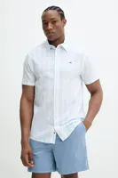 Košile s příměsí lnu Tommy Jeans