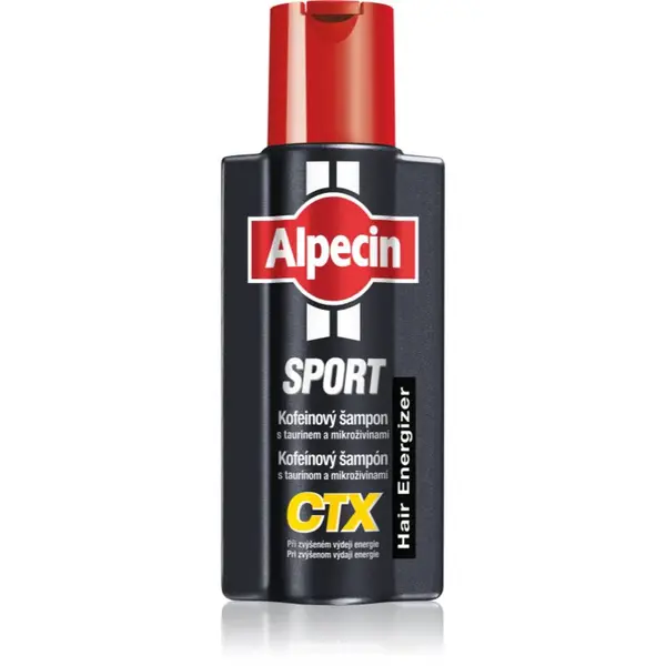 Alpecin Sport CTX kofeinový šampon proti vypadávání vlasů při zvýšeném výdeji energie 250 ml