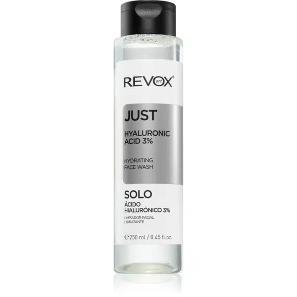 Revox B77 Just Hyaluronic Acid 3% hydratační čisticí gel na obličej 250 ml