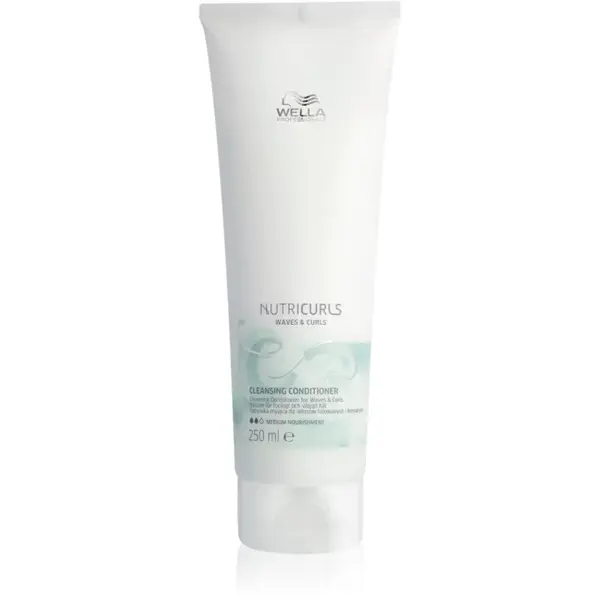 Wella Professionals Nutricurls Waves & Curls čisticí kondicionér pro vlnité a kudrnaté vlasy 250 ml