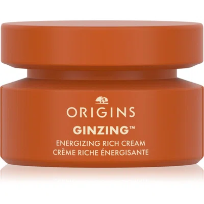 Origins GinZing™ Energizing Rich Cream revitalizační hydratační krém pro suchou pleť 30 ml